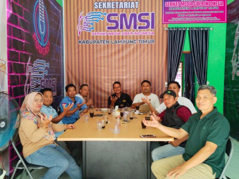 SMSI Lampung Timur Siapkan Program Kerja, Perkuat Ekosistem Media Siber Sehat
